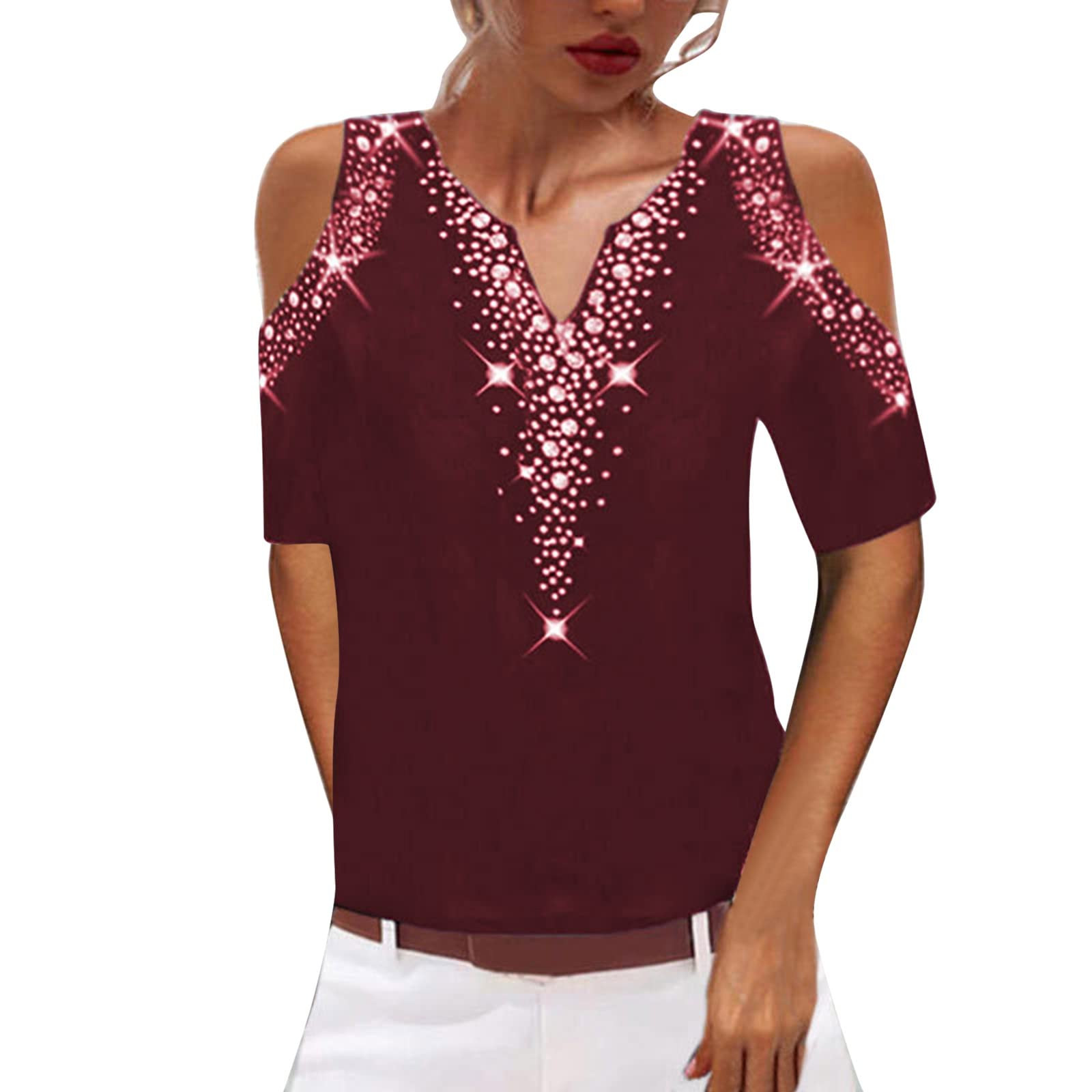 Women's Tank Tops - 2022 Fashion Workout Tops & Summer Tunic Blouses | Off Shoulder T-Shirts for Women | Gym, Yoga, Beach & Casual Wear