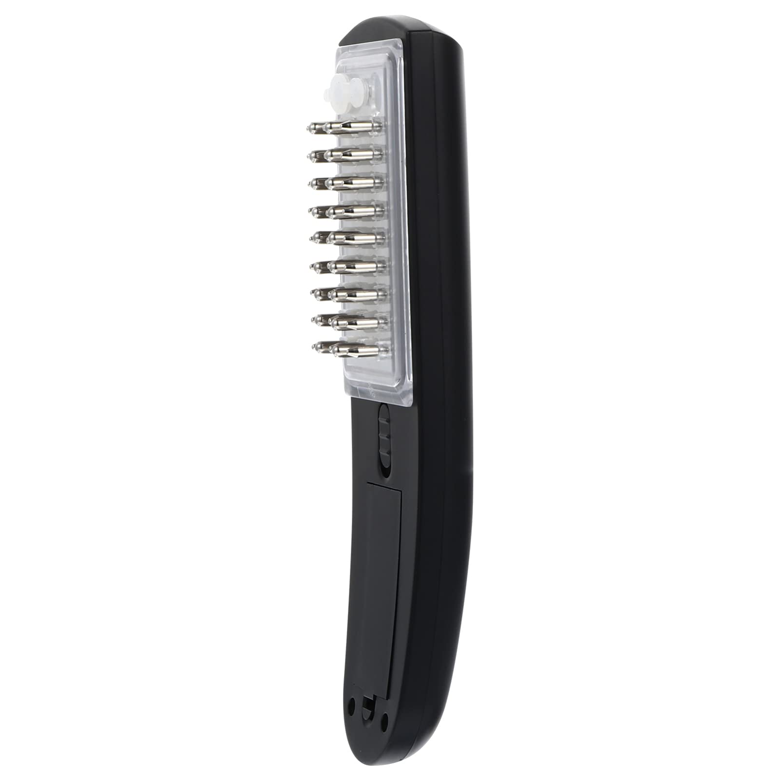 Healifty Electric Scalp Massager - Battery Operated Hair Brush for Head Care & Anti Hair Loss, Black Hair Pick Comb - Perfect for Relaxation, Stress Relief & Scalp Stimulation at Home or Salon