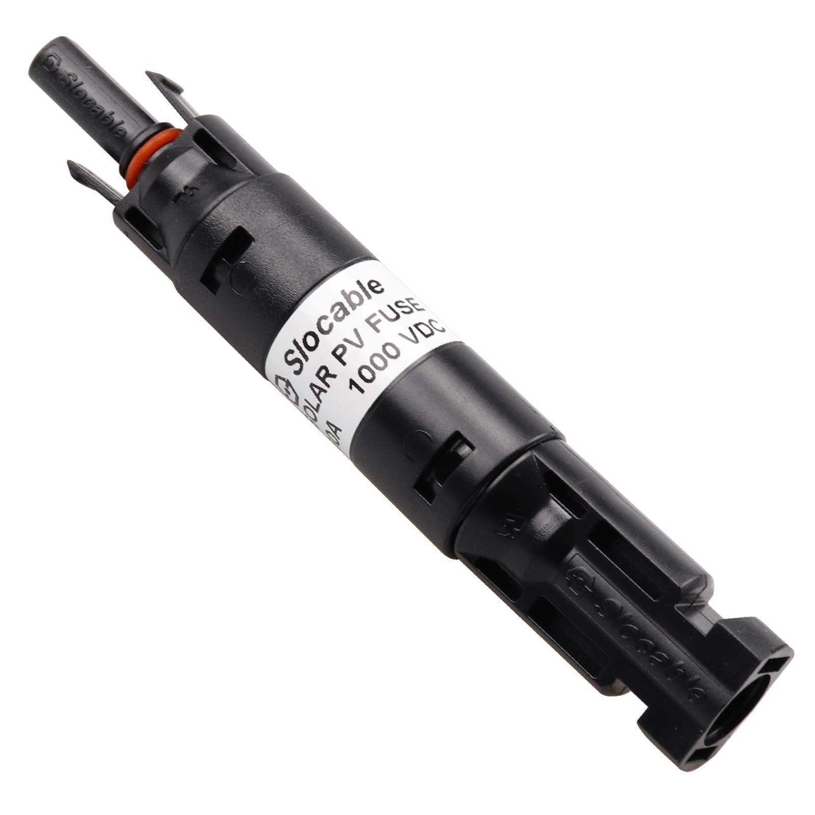 30A Solar Fuse Holder with Waterproof Male & Female Connectors - PV In-Line Fuse Holder for Solar Panels & Controllers - Ideal for Off-Grid Solar Systems, RV & Marine Applications
