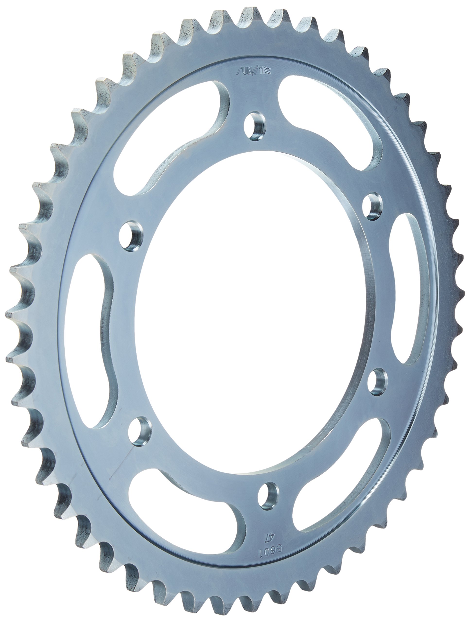 Sunstar 2-560147 47-Teeth 530 Chain Size Rear Steel Sprocket - Compatible with Motorcycle, ATV, and Dirt Bike - Durable Replacement Part for Smooth Riding Experience
