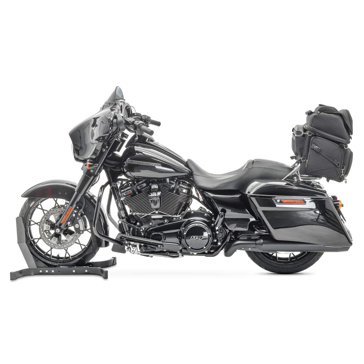 Kawasaki VN 1500 Classic M55 Sissy Bar Bag - Durable Leather Rear Luggage Bag for Motorcycle Travel & Cruiser Accessories - Perfect for Road Trips & Daily Commuting