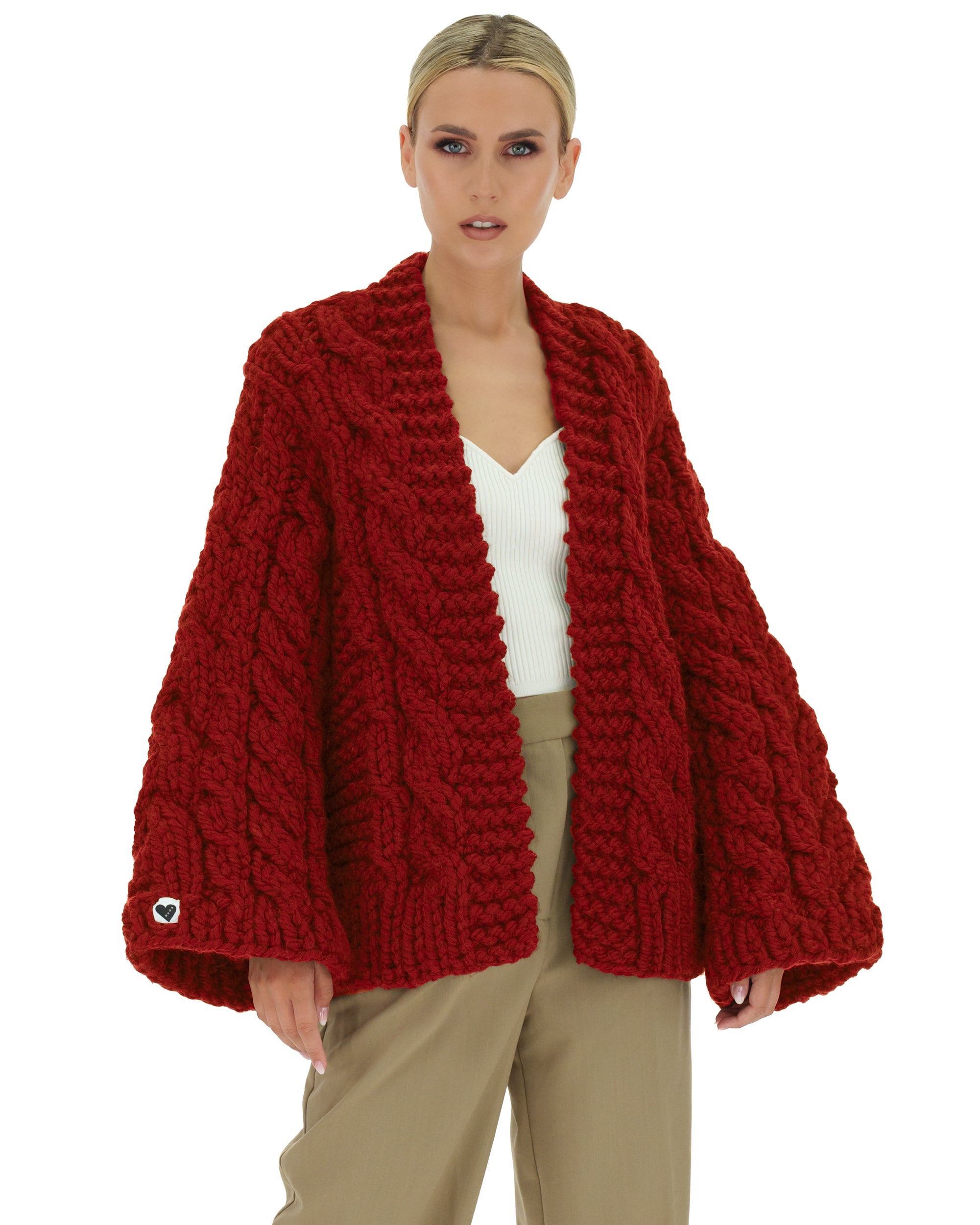 Cozy Cable Knit Cardigan Sweater for Women - Soft Chunky Knit Open Front Long Sleeve Wrap - Perfect for Fall, Winter & Layering Outfits