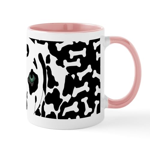 White/Pink Inside - Dalmatian Mug