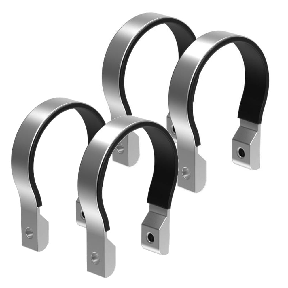 Diamond Audio CL225S 2.25 Inch Car Speaker Clamp Ring Set - 4 Pack Silver | Perfect for Car Audio System Installation & Speaker Mounting
