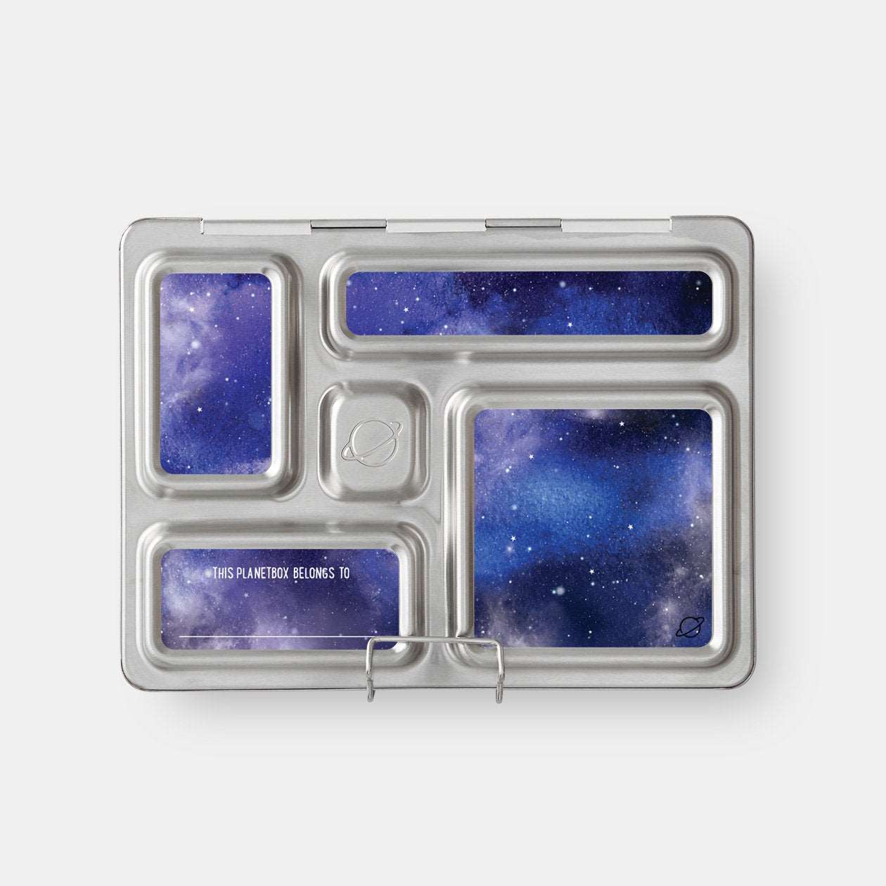 PlanetBox Rover Stainless Steel Bento Lunch Box for Kids & Adults | Eco-Friendly Reusable Food Container | Perfect for School, Work, Picnics & Travel