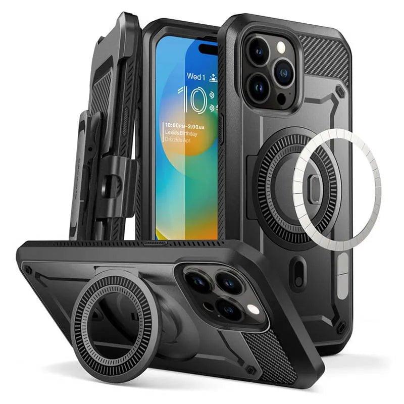 iPhone 15 Pro SUPCASE UB Pro Mag Full Body Protective Case with Magnetic Compatibility - Perfect for Outdoor Adventures, Work & Daily Use