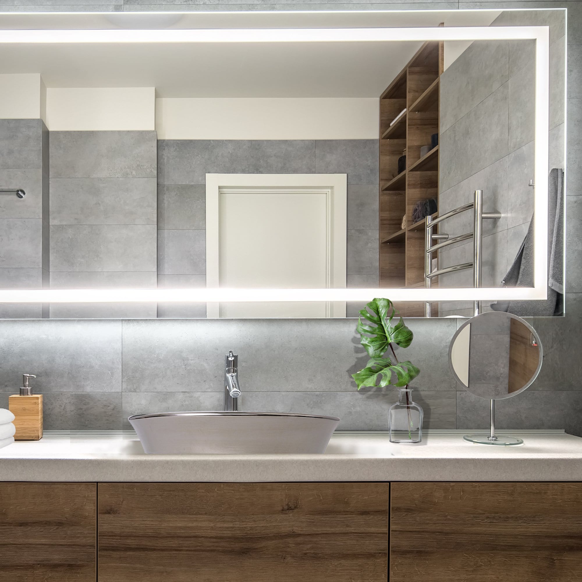Nantucket St. Malo Italian Fireclay Vanity Sink RC77240P - Classic Farmhouse Bathroom Sink for Rustic & Modern Home Decor