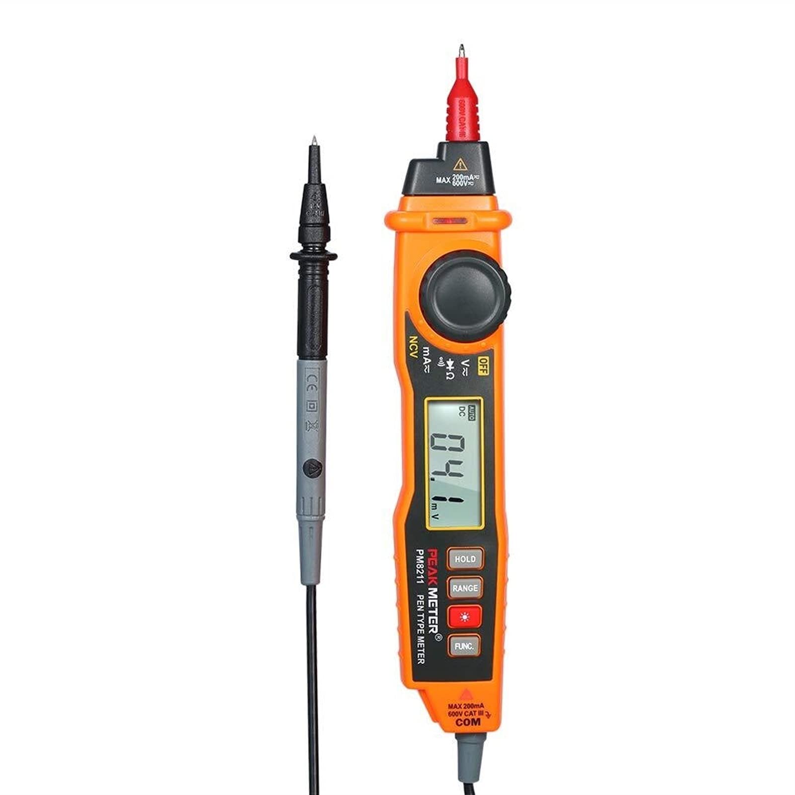 AMZOPDGS Digital Multimeter - Handheld LCD Backlight Pen Type Multimeter for DC/AC Voltage, Current, Resistance, Diode & Continuity Testing | NCV Detection & Auto-Ranging | Perfect for Electricians, DIY Home Repairs & Automotive Diagnostics