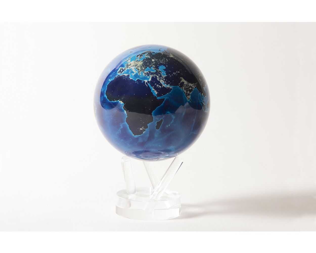 MOVA Globes - Rotating Earth at Night with LED Illumination | Perfect for Home Decor, Office Desk & Educational Gifts