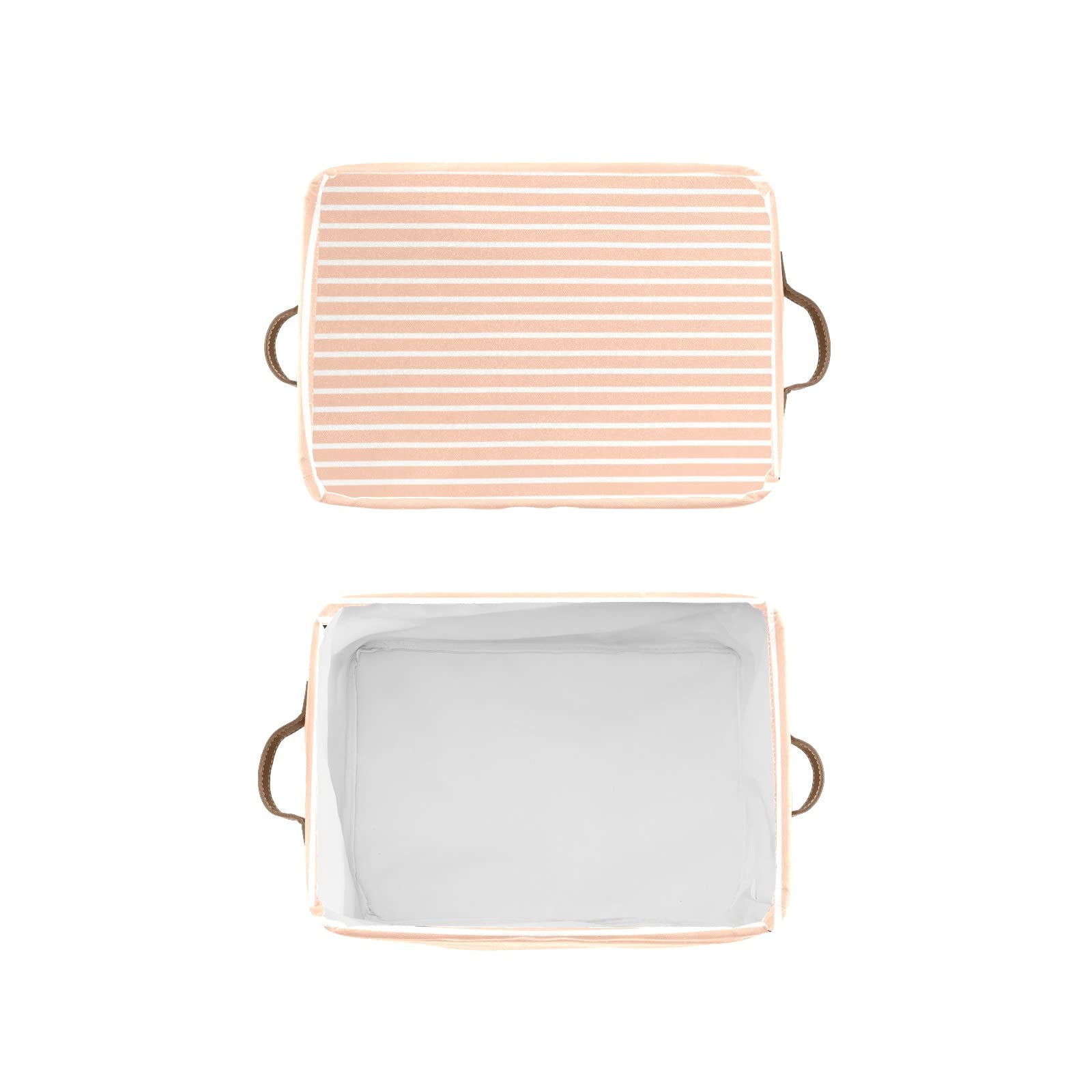 Custom Striped Yellow Collapsible Storage Bin Box with Name - Personalized Closet Organizer for Clothes, Toys & Pet Supplies | Nursery, Bedroom & Home Organization Solution