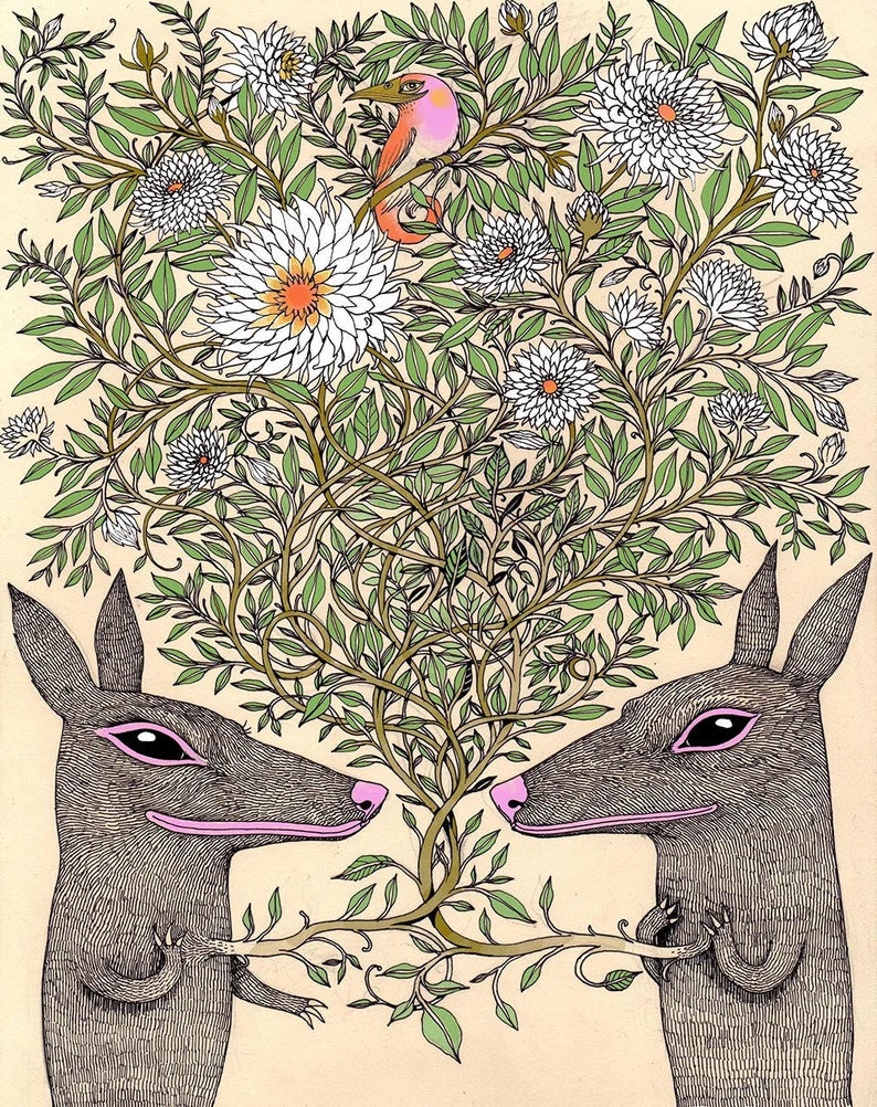8.5x11 Fine Art Prints by Magda Boreysza - Fox and Comet Collection | Premium Wall Decor for Home, Office & Gift Giving
