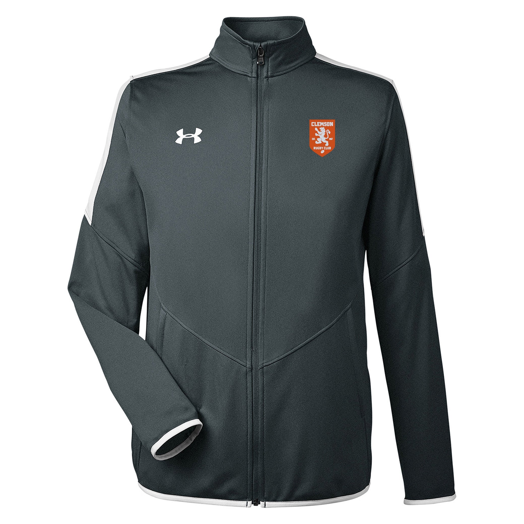 Clemson Tigers Rugby Rival Knit Jacket - Men's & Women's Vintage Style Pullover Sweater for Game Day & Tailgating