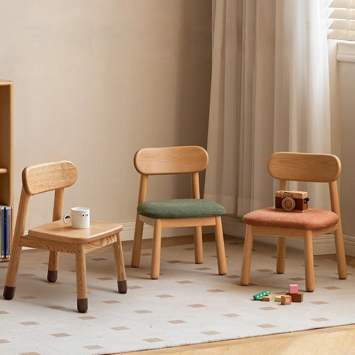 Premium Solid Oak & Beech Wood Kids Small Chair - Durable & Safe for Toddlers - Perfect for Playrooms, Bedrooms & Classrooms