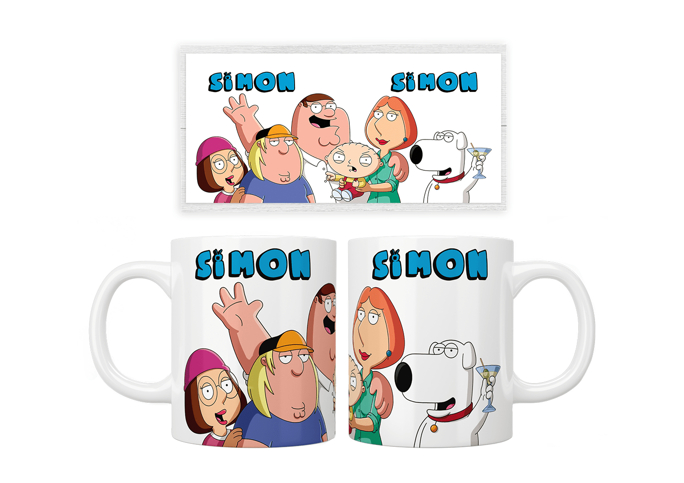 Personalized Family Guy Coffee Mug - Custom Name & Photo Gift for Fans - Perfect for Home, Office & Gifting