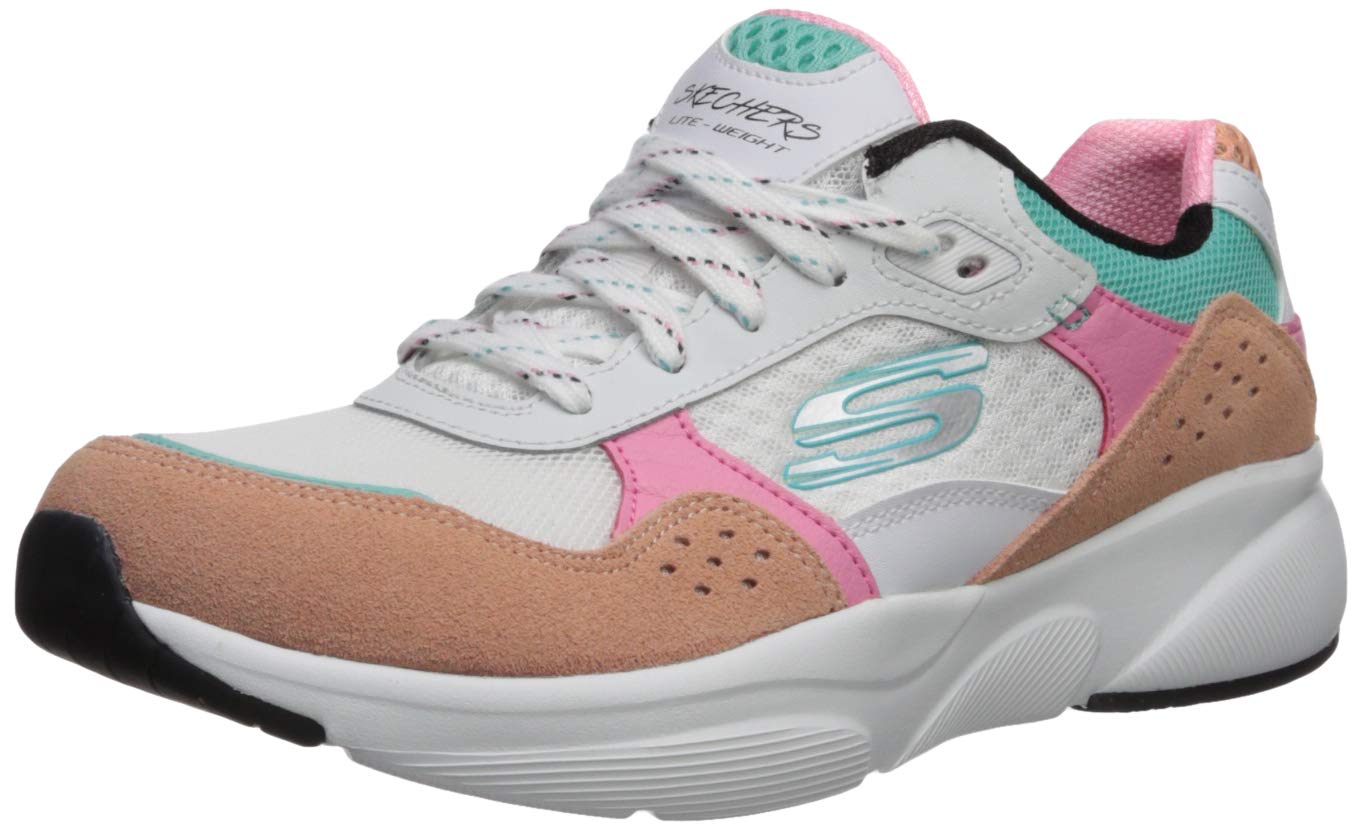 Skechers Women's Meridian Sneaker - Lightweight Walking Shoes for Women with Memory Foam - Comfortable Casual Sneakers for Workout, Running & Everyday Wear