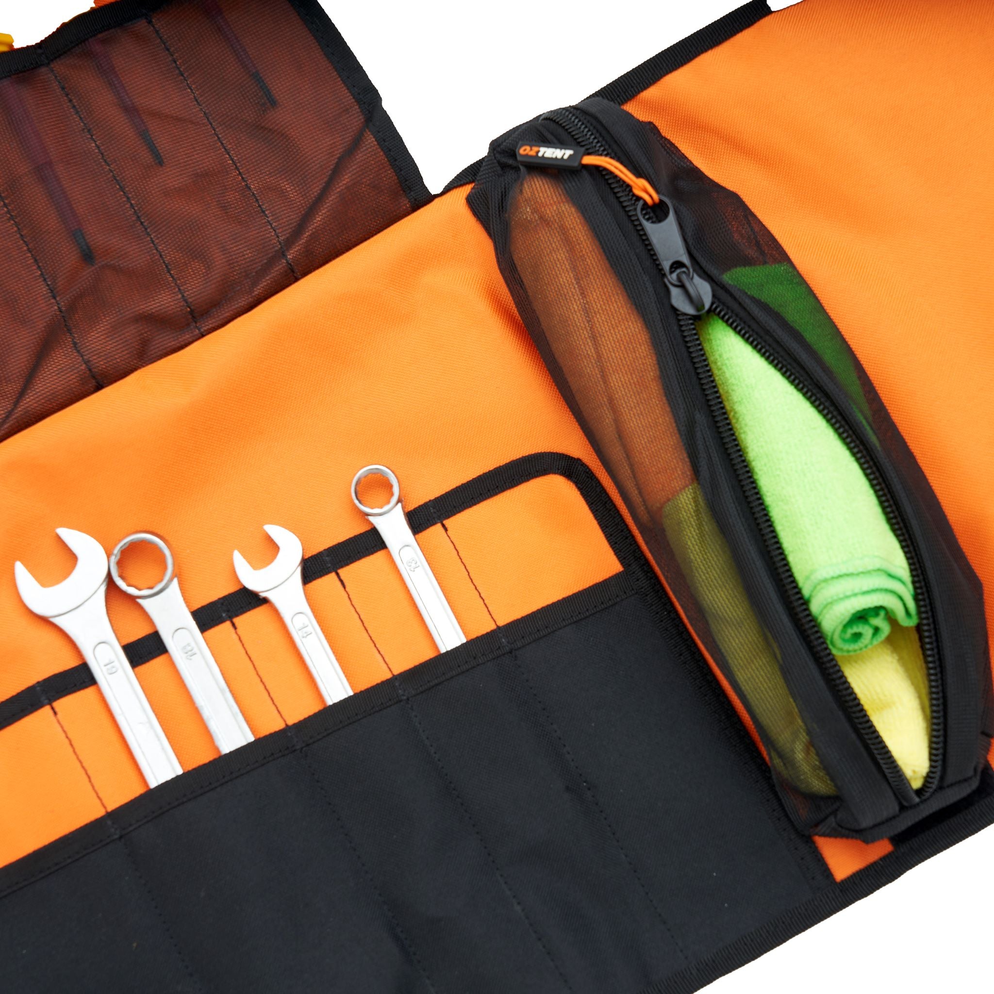 Heavy Duty Tool Roll Organizer - Durable Canvas Tool Pouch for Wrenches, Screwdrivers & DIY Tools | Perfect for Mechanics, Carpenters & Home Improvement Projects