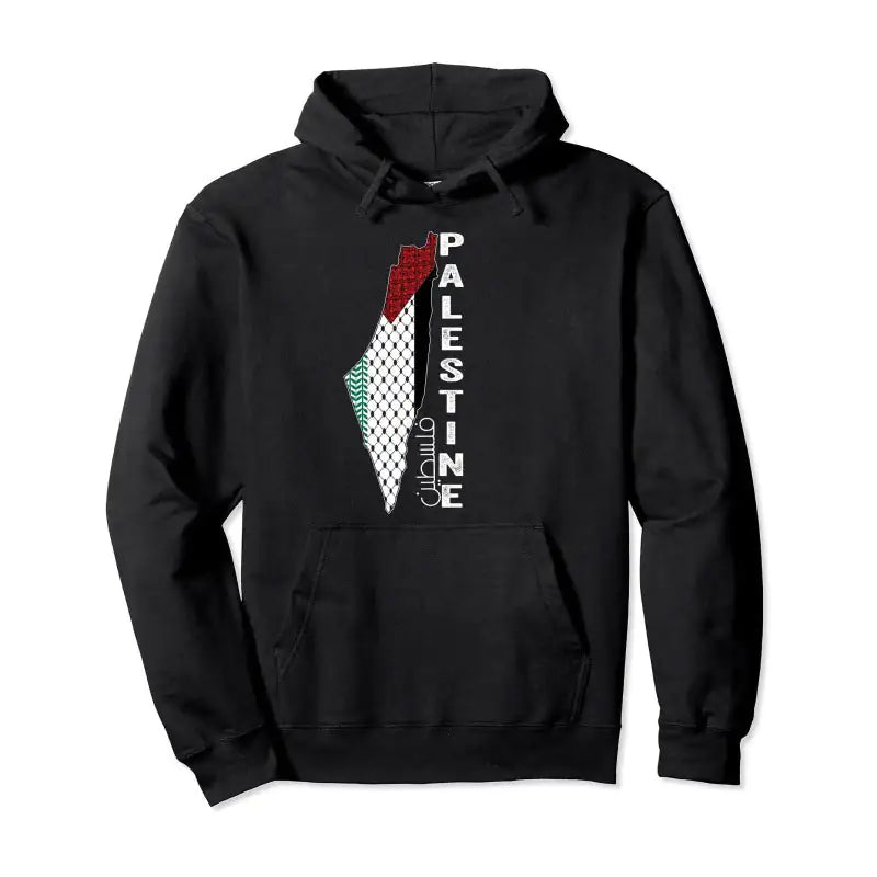 Palestine Design Hoodie - Comfortable Unisex Pullover for Men & Women | Perfect for Casual Wear, Street Fashion & Cultural Pride