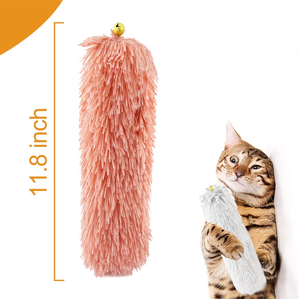 iZiv 3 Pack Catnip Toys for Cats - Interactive Kitten Toys with Catnip, Bell & Soft Sticks | Fun Playtime for Indoor Cats | Perfect for Play, Exercise & Stress Relief