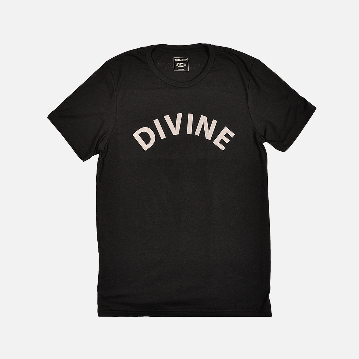 Divine Tee - Soft Black Cotton T-Shirt for Men & Women | Casual Wear, Street Style, Everyday Comfort