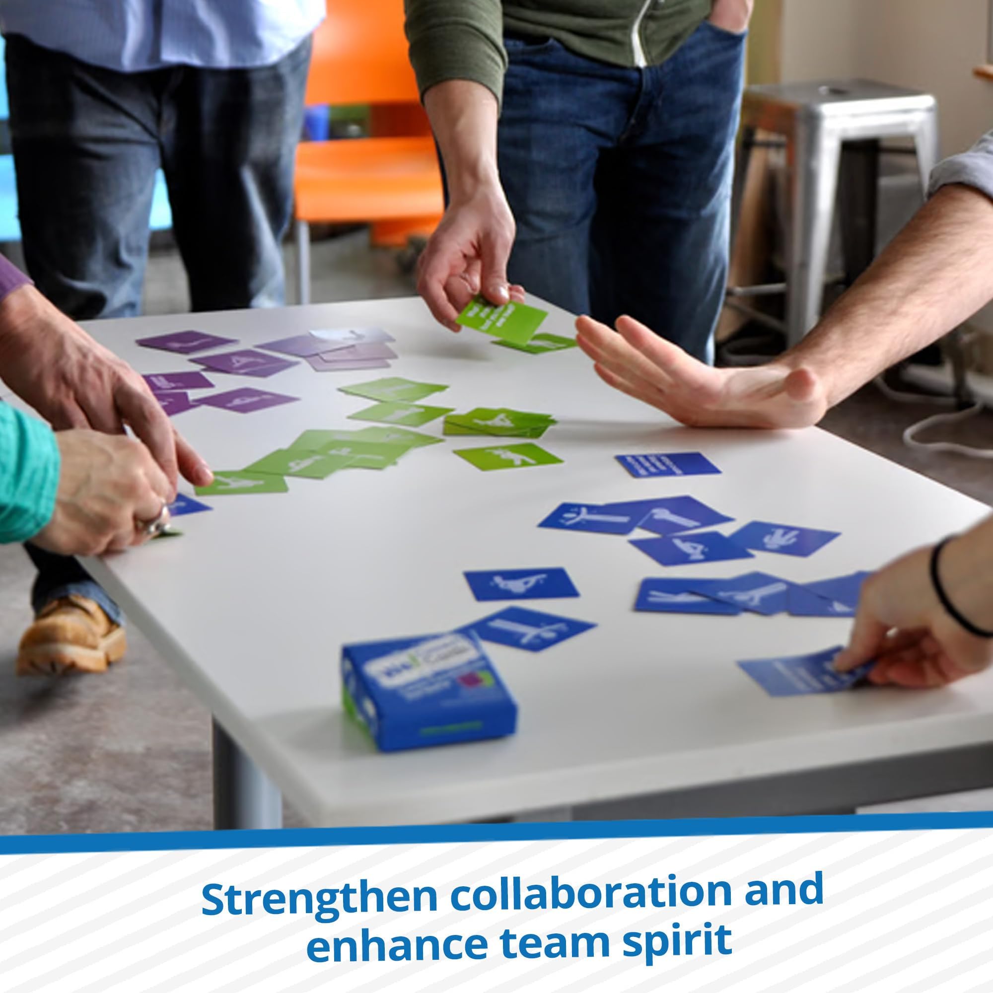 Connect Cards - Fun Icebreaker Conversation Starter Card Game for Team Building & Group Activities | 60 Cards for Work, Parties & Social Events | Featured by TEDx | Perfect for Adults & Corporate Events
