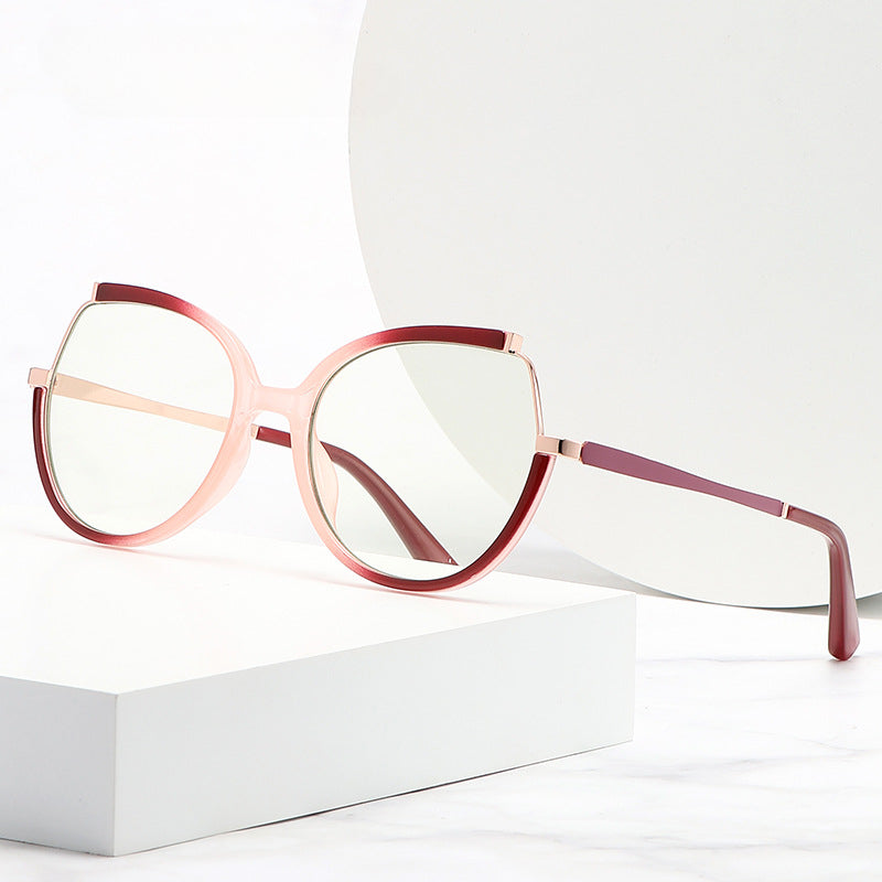 Stylish Geometric Metal Eyeglass Frames TJ883 - Trendy Unisex Optical Glasses for Men & Women - Perfect for Office, Reading & Fashion Accessories