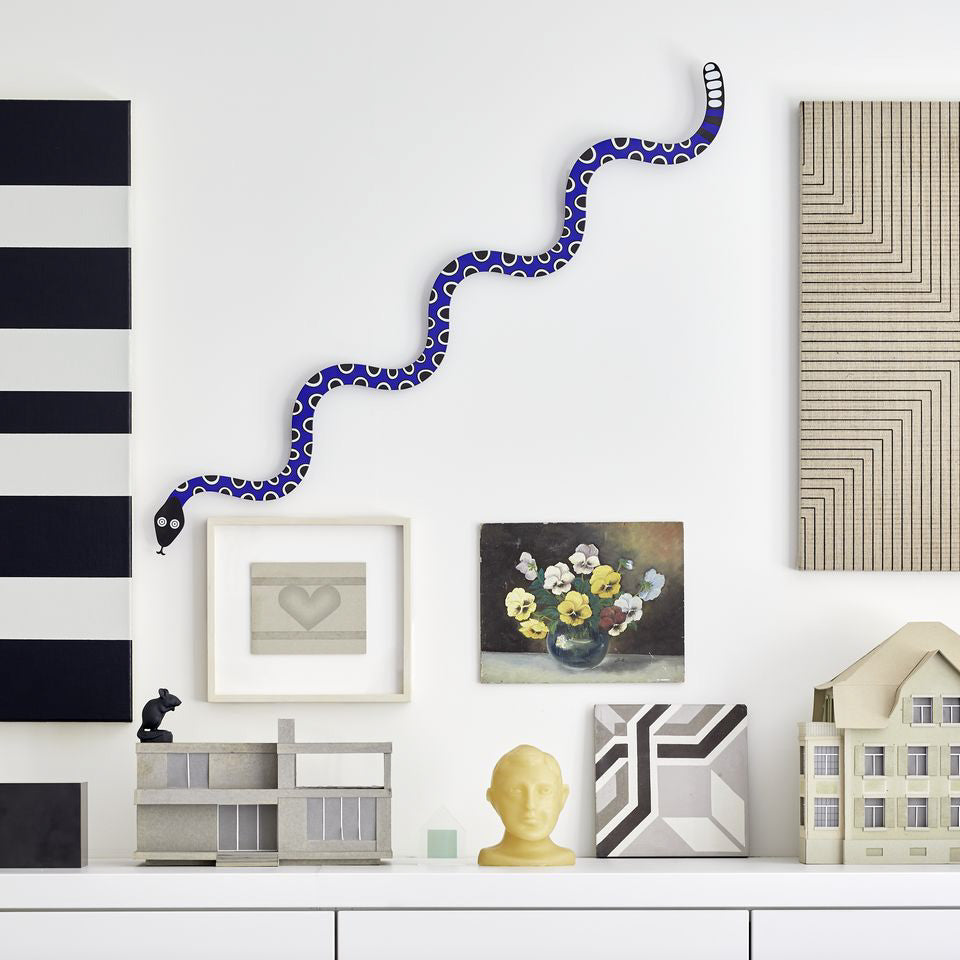 Girard Metal Wall Art - Handcrafted Snake Relief Sculpture for Home & Office Decor | Elegant Wall Decorations for Living Room, Bedroom, Entryway