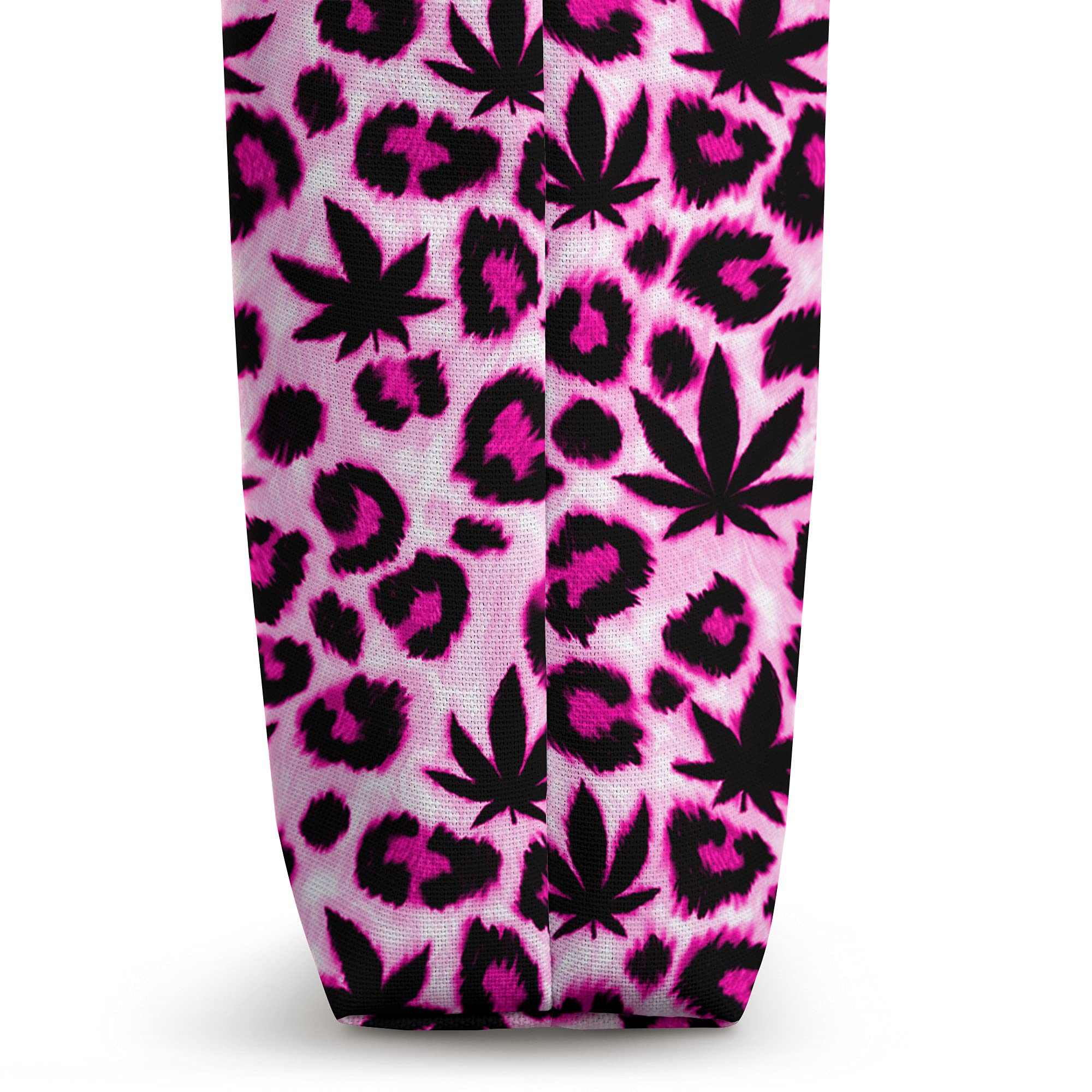Skyvora Pink Leopard Print Tote Bag for Women - Stylish Large Shoulder Bag for Work, Travel & Shopping - Trendy Animal Print Handbag with Roomy Interior