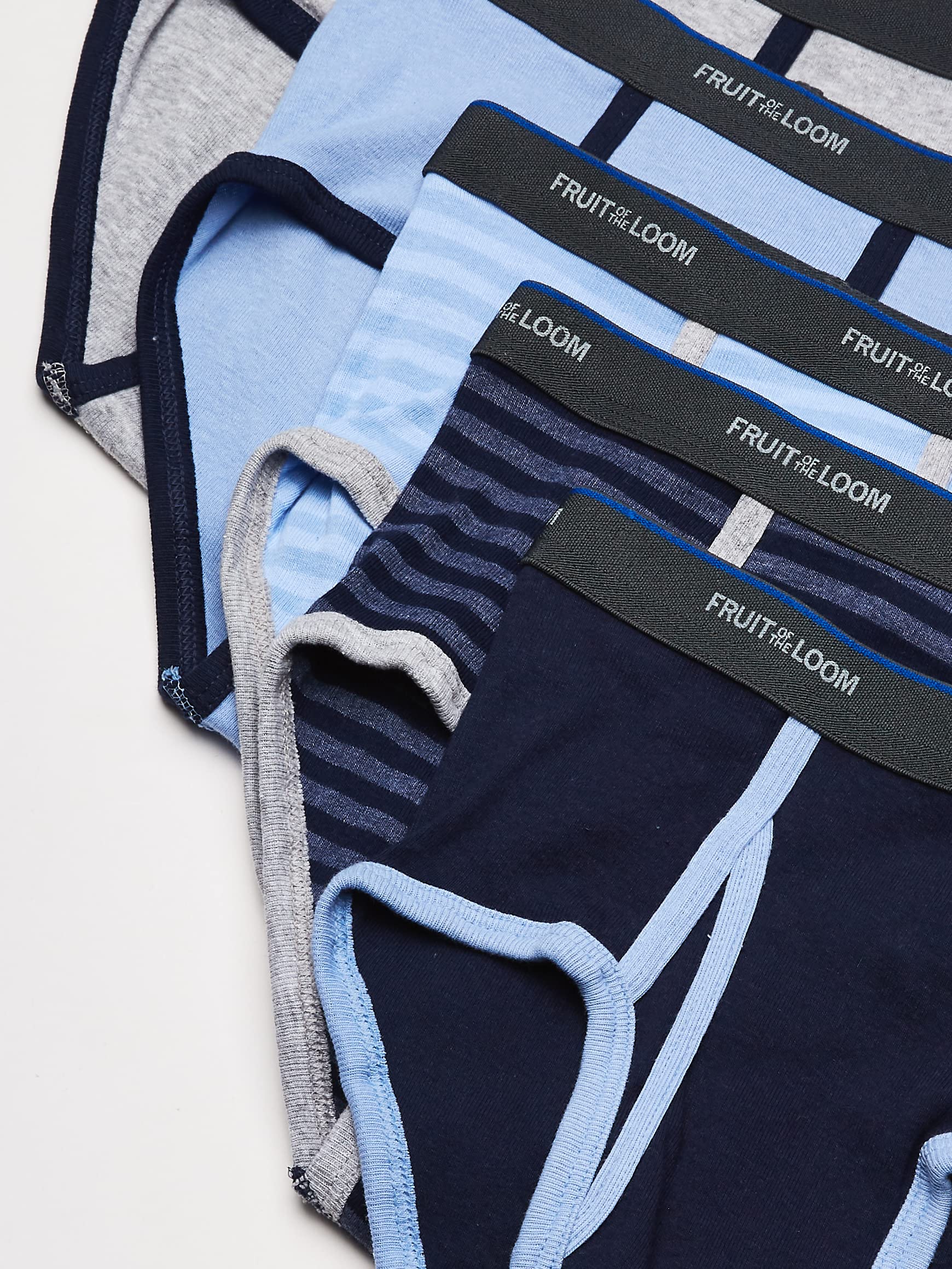 Fruit of the Loom Boys' Cotton Underwear Briefs 5-Pack - Soft Comfort for Everyday Wear, School & Sports Activities