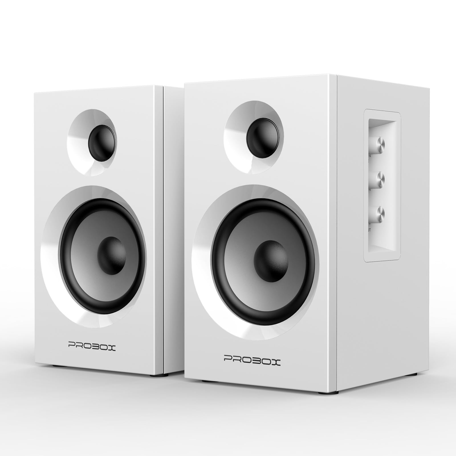 BT16 Active Bookshelf Speakers with 3.5