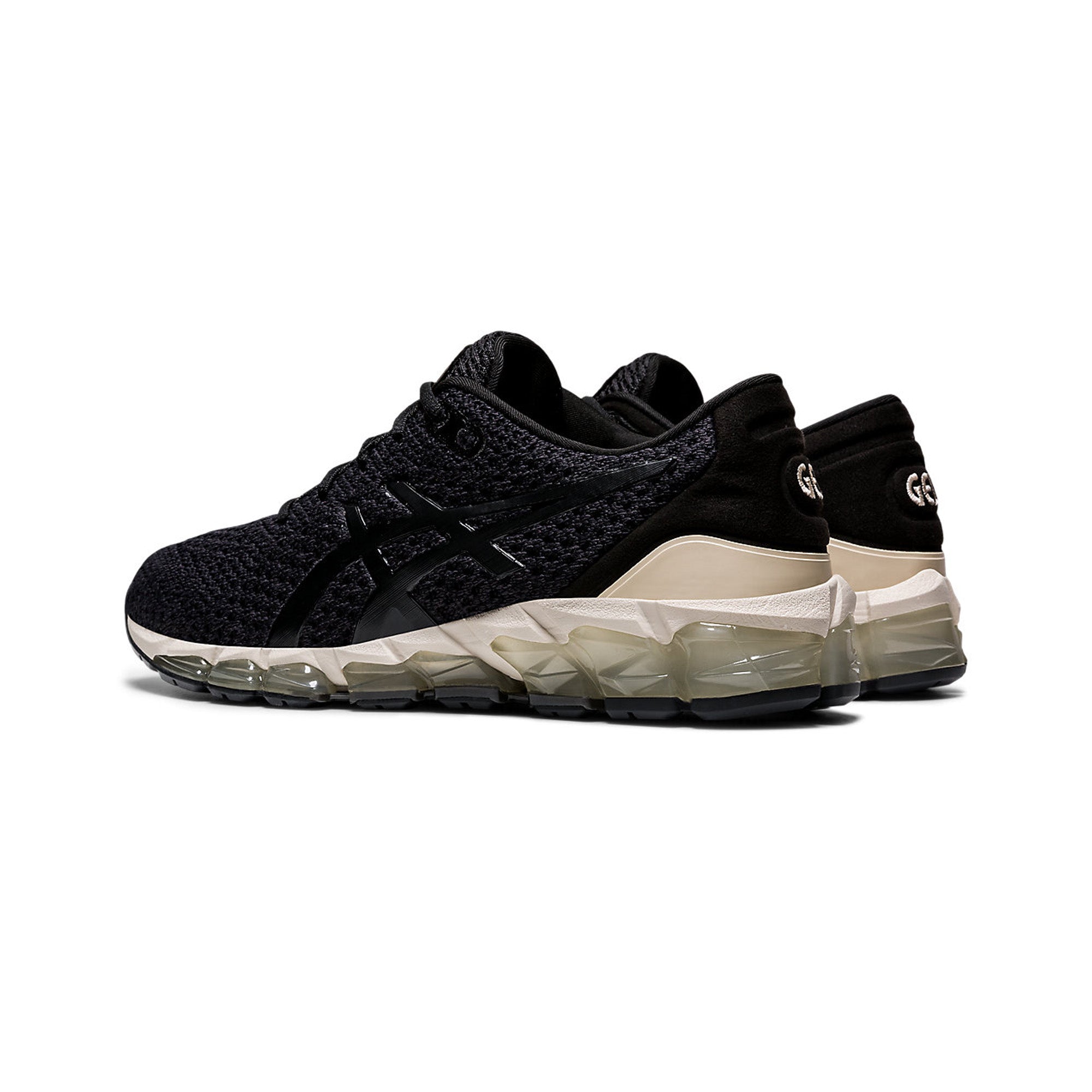 ASICS Gel Quantum 360 5 Knit Women's Running Shoes - Black & Cozy Pink | Lightweight Cushioned Sneakers for Jogging, Gym Workouts & Everyday Comfort