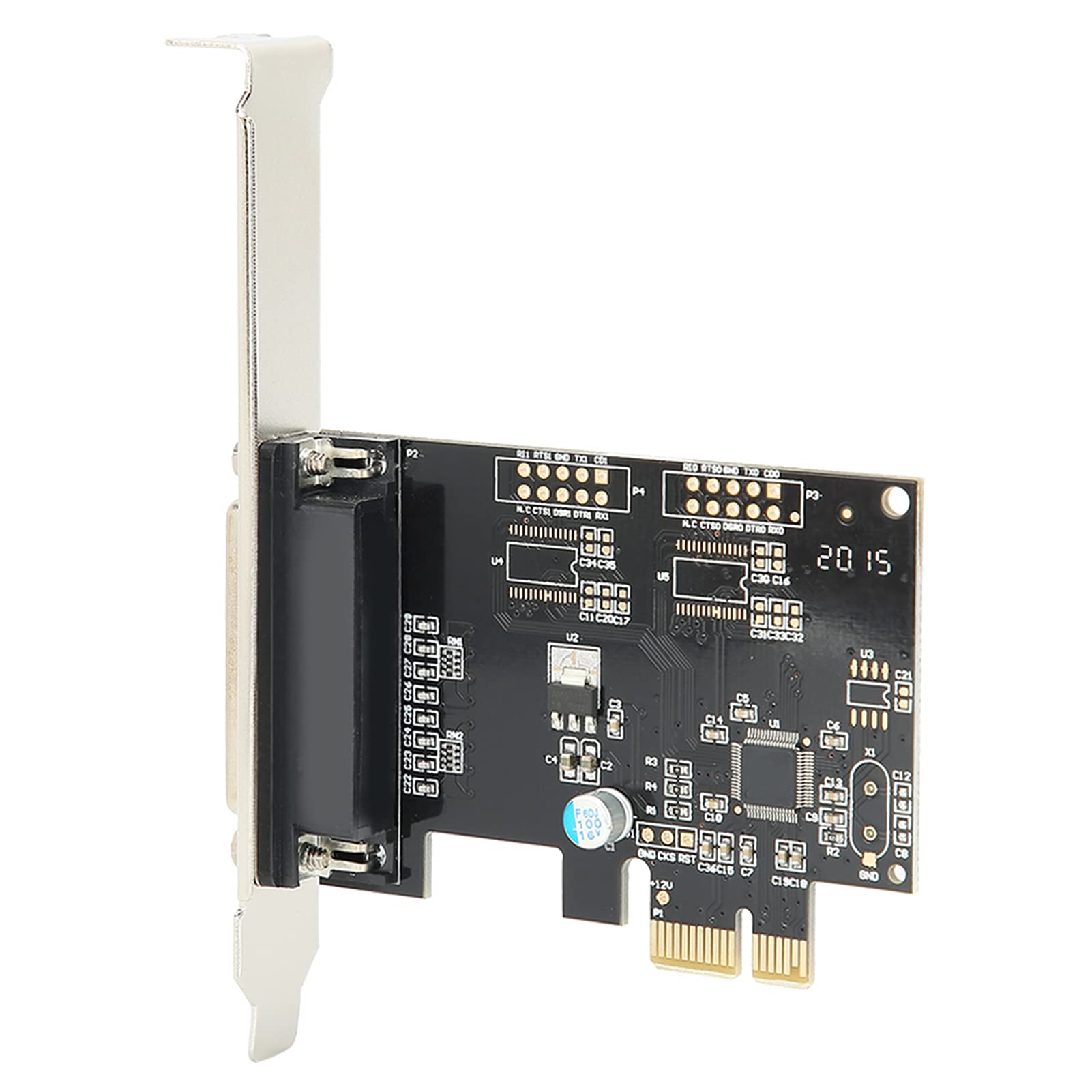 Low Profile PCIe Parallel Port Card for Printers, Programmers & Scanners - Windows 8/7/Vista/XP Compatible - 2 Year Warranty - Ideal for Legacy Device Connectivity in Offices & Industrial Settings