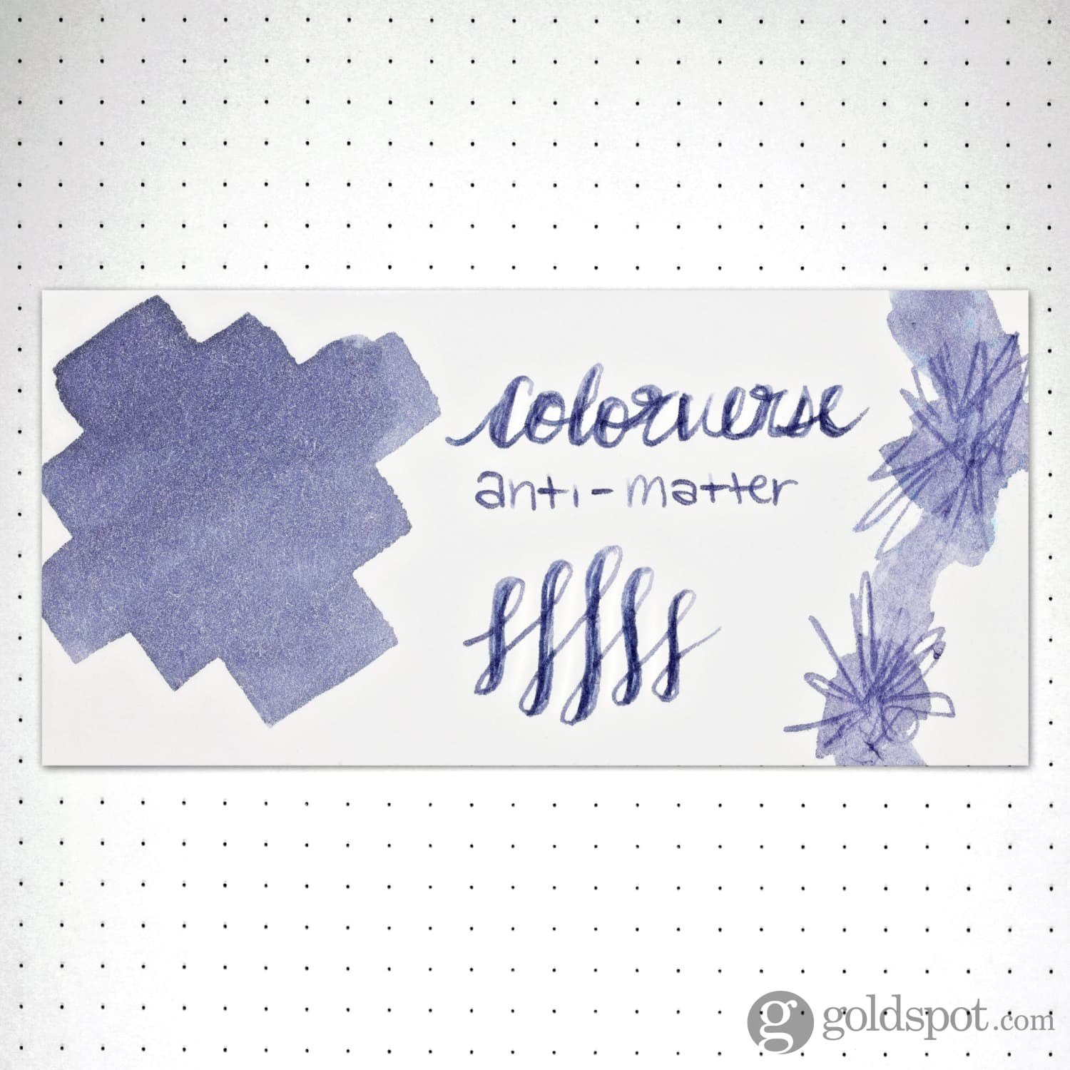 Colorverse Multiverse Mini Bottled Ink - Anti Matter (5mL) - Vibrant Fountain Pen Ink for Calligraphy, Journaling & Artistic Writing