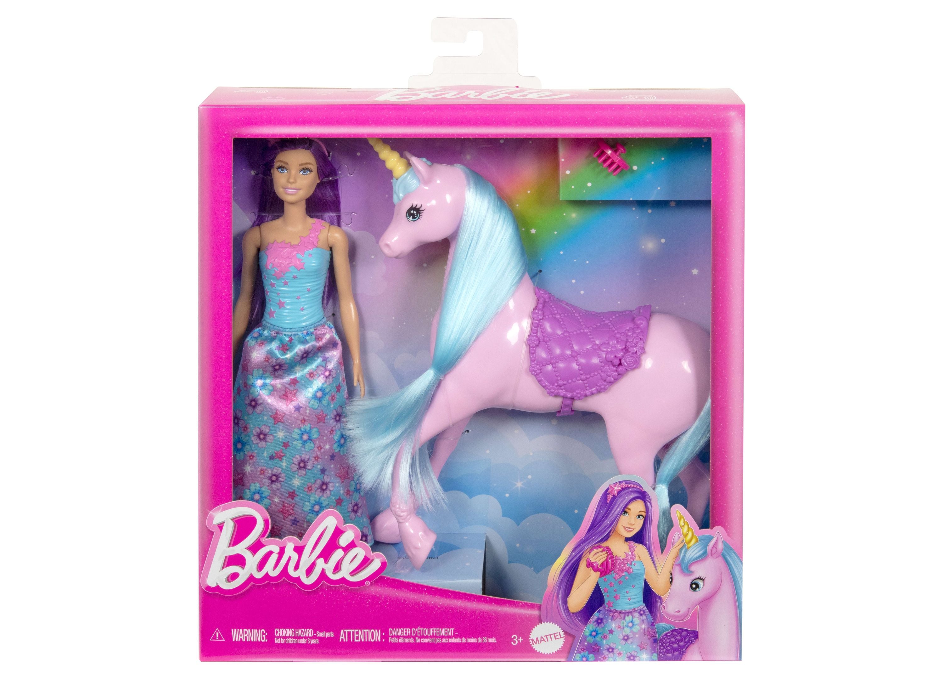Barbie Galactic Adventure Doll with Magical Unicorn - Space-Themed Collectible Toy for Girls | Perfect for Imaginative Play, Birthday Gifts & Cosmic Adventures