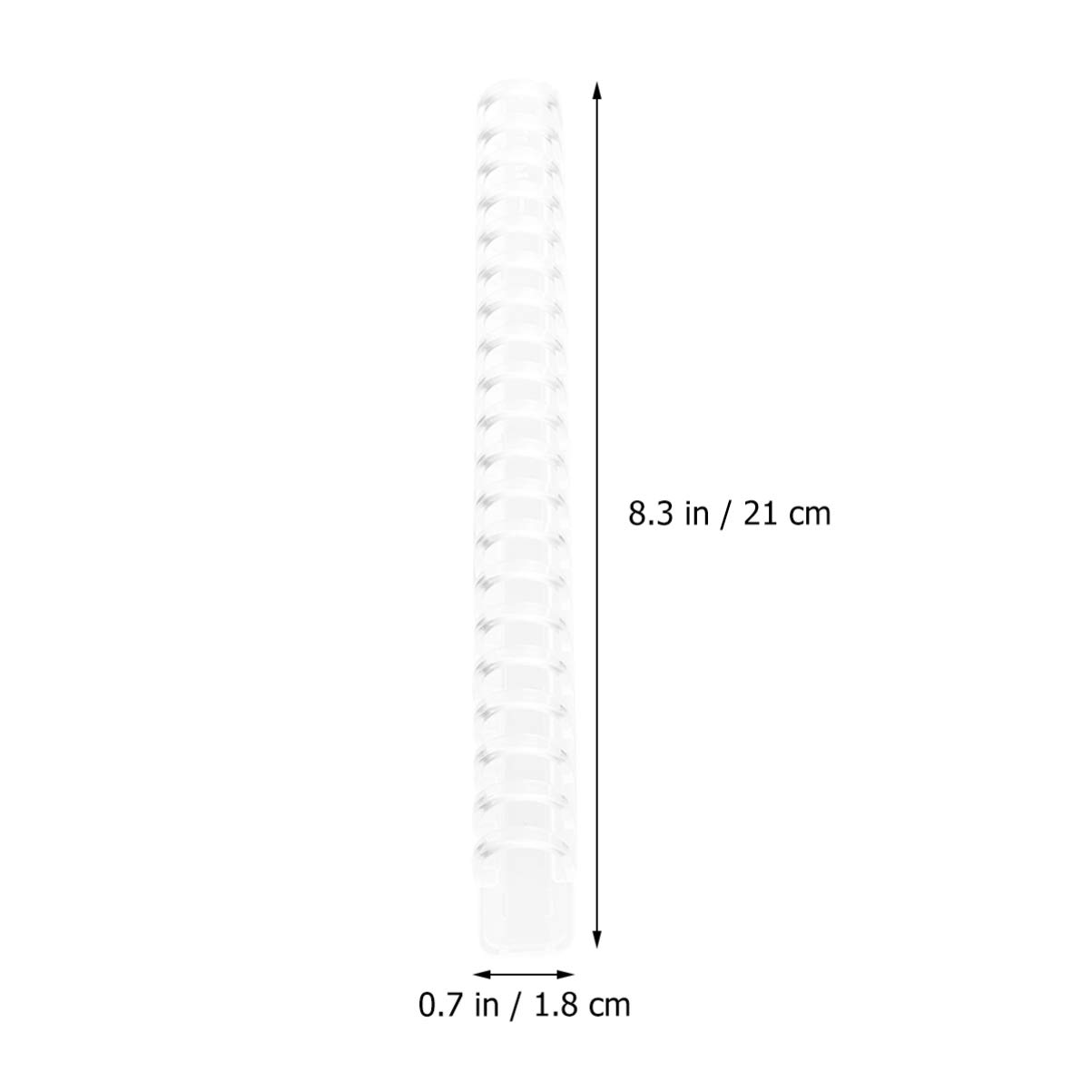10PCS A5 Notebook Binding Spines - 20 Hole Loose Leaf Binder Plastic Rings for DIY Notebooks, Albums & Scrapbooks - Perfect for School, Office & Craft Projects