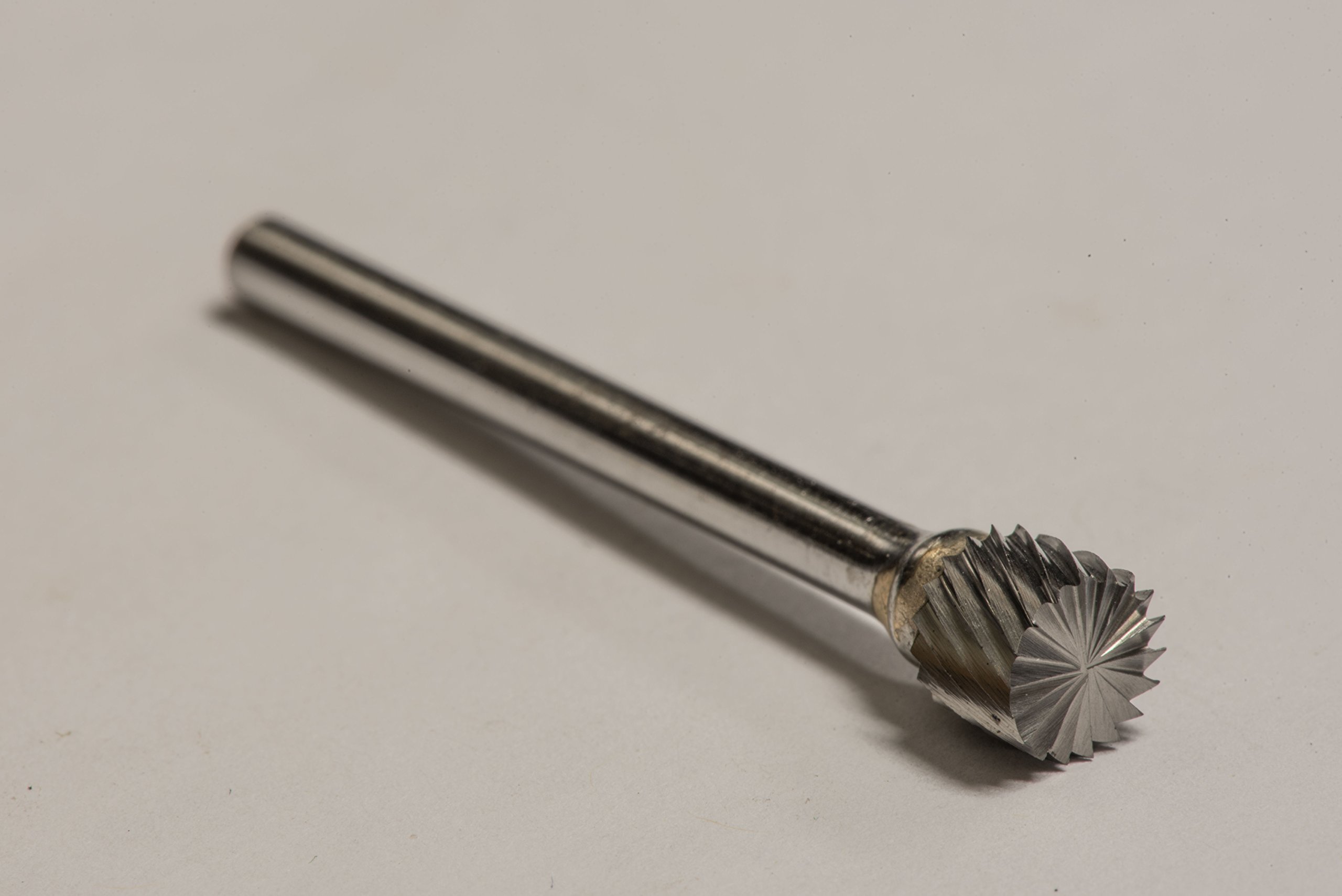 SB-51 Single Cut Solid Carbide Burr Die Grinder Bit 1/4