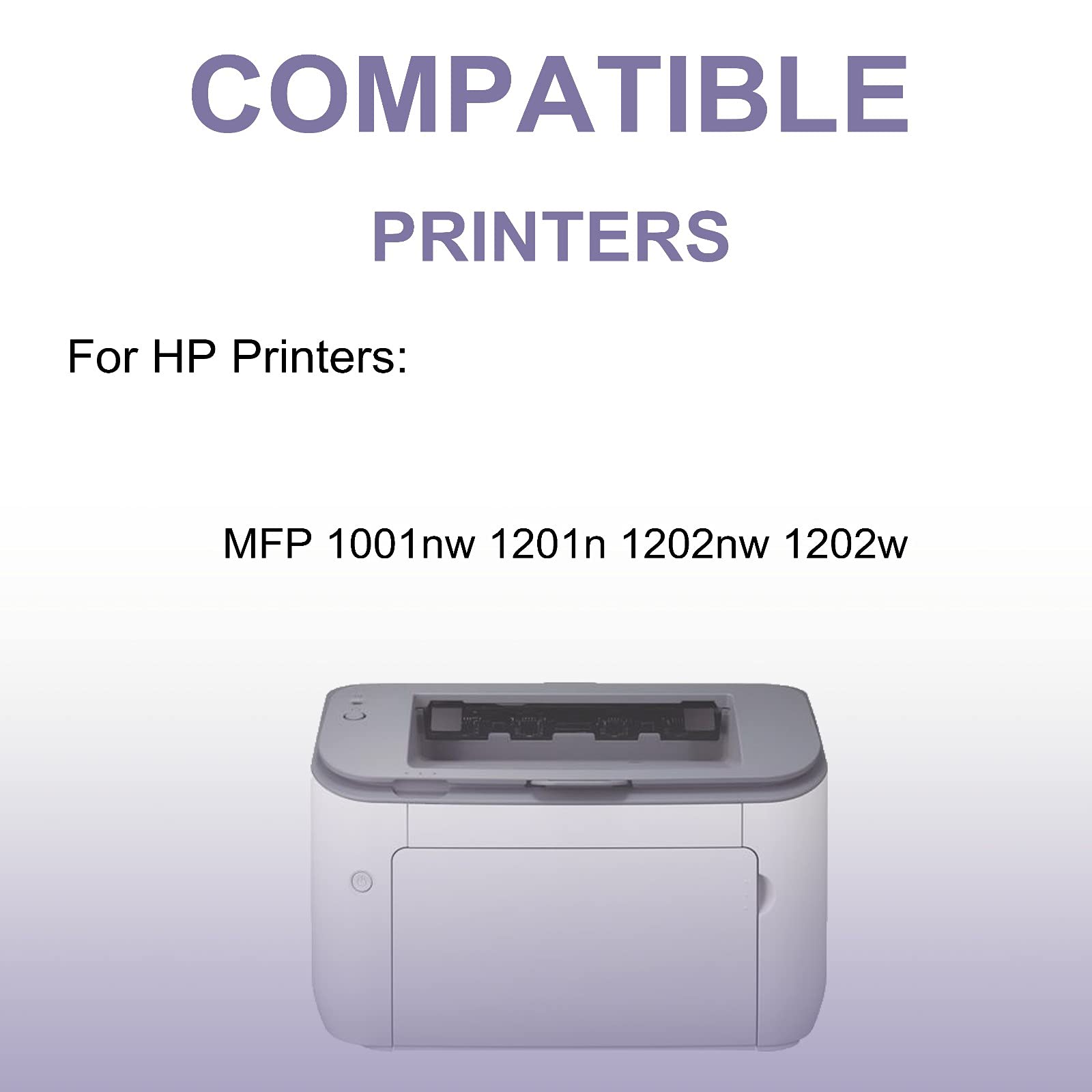 5-Pack High Capacity Black Toner Cartridge Replacement for HP 143A/143AD W1143A/W1143AD - Compatible with MFP 1001nw 1201n 1202nw 1202w Printers | Perfect for Home Office & Small Business Printing Needs
