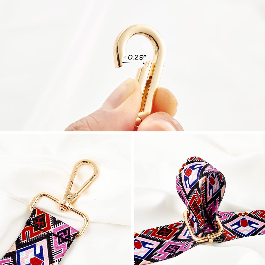 Adjustable Handbag Strap Replacement - Wide Shoulder Strap for Crossbody Bags & Purses - Perfect for Work, Travel & Everyday Use