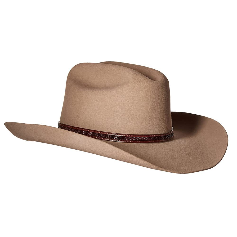 Stetson Men's Marshall Cowboy Hat - Western Style Felt Hat for Ranchers, Riders & Outdoor Adventures