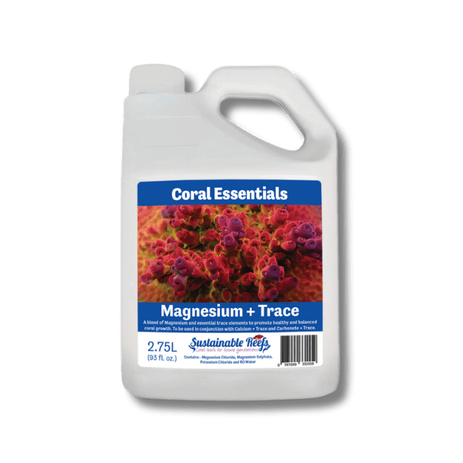 Coral Essentials Calcium, Alkalinity & Magnesium Supplement 2.75L (93 fl oz) - Essential Reef Tank Additives for Saltwater Aquariums & Coral Growth