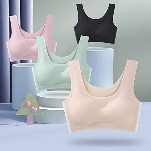 VALINK Women's Seamless Sports Bra - Wire-Free Comfort for Running, Yoga & Workouts - Breathable Activewear with Removable Pads - Perfect for Gym, Fitness & Everyday Wear