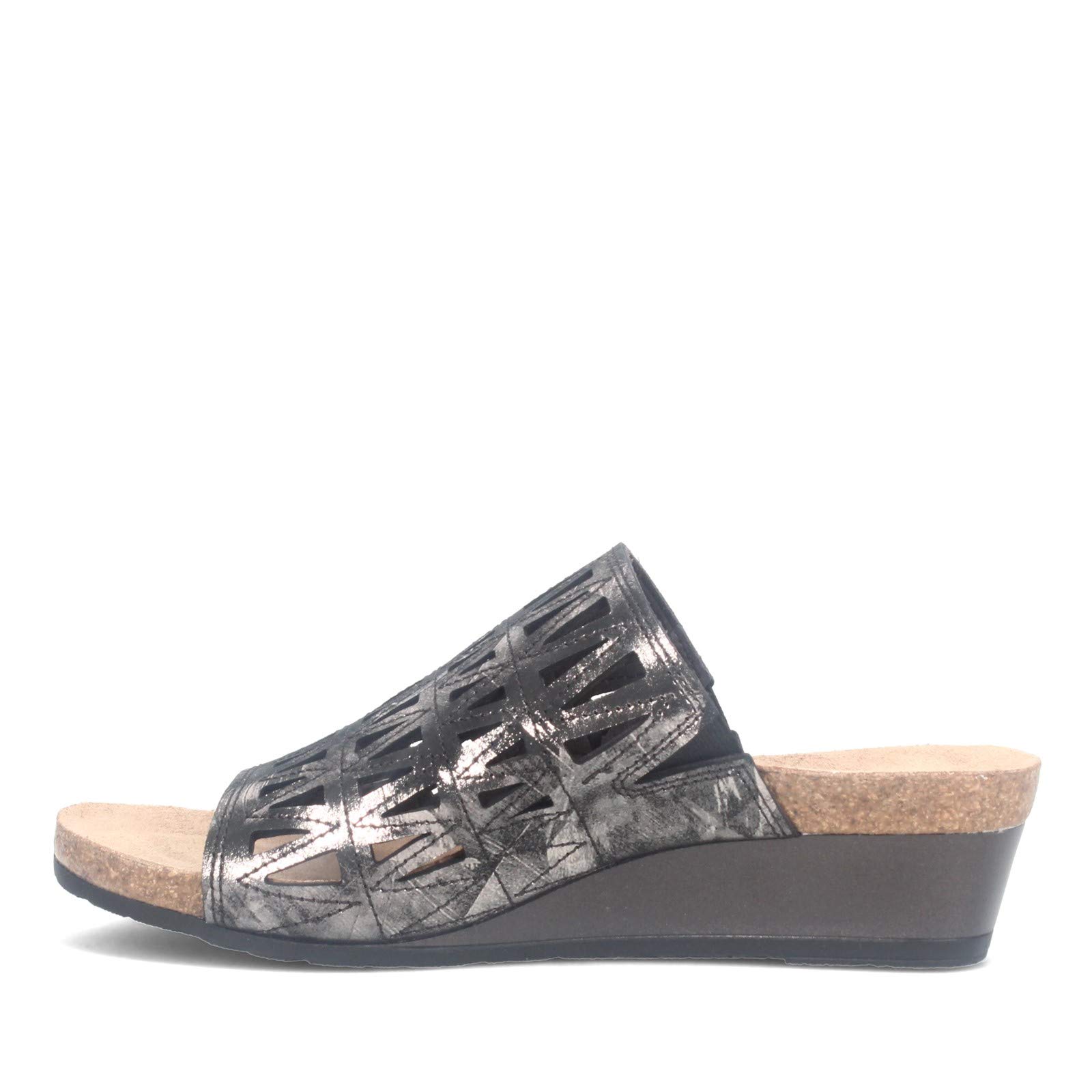 NAOT Women's Crown Comfortable Leather Sandals - Black Size 38 (US 7.5 M) - Perfect for Summer Walking, Travel & Casual Outings
