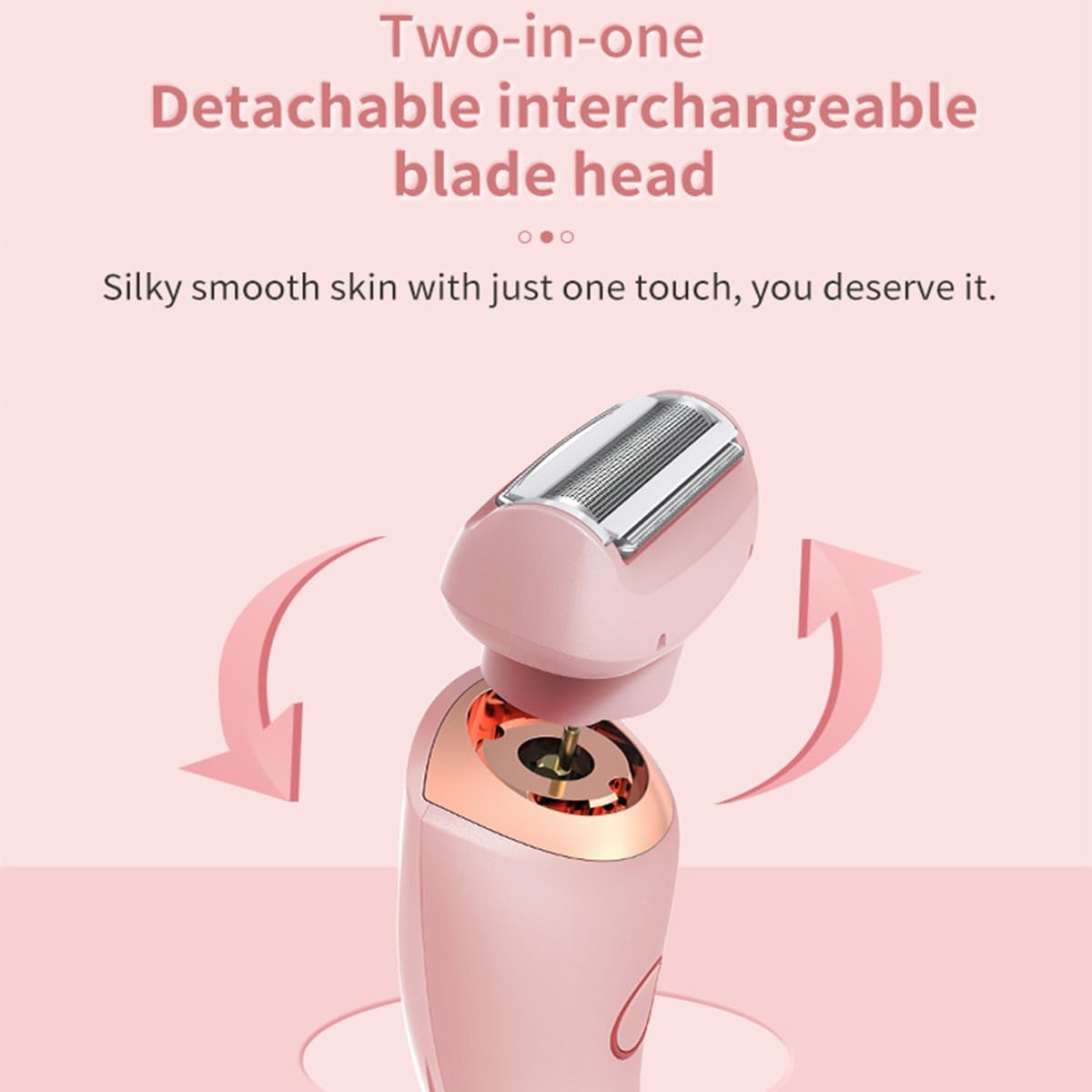 **Belarae 2-in-1 Electric Razor for Women – Brazilian Shaver & Smooth Shave – Rechargeable Bikini & Leg Hair Remover – Painless & Waterproof (Blue) | Perfect for Travel, Gym & Sensitive Skin**