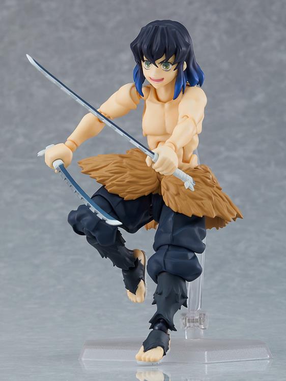 Figma #533 DX Inosuke Hashibira Action Figure - Demon Slayer: Kimetsu no Yaiba Anime Collectible for Display & Cosplay