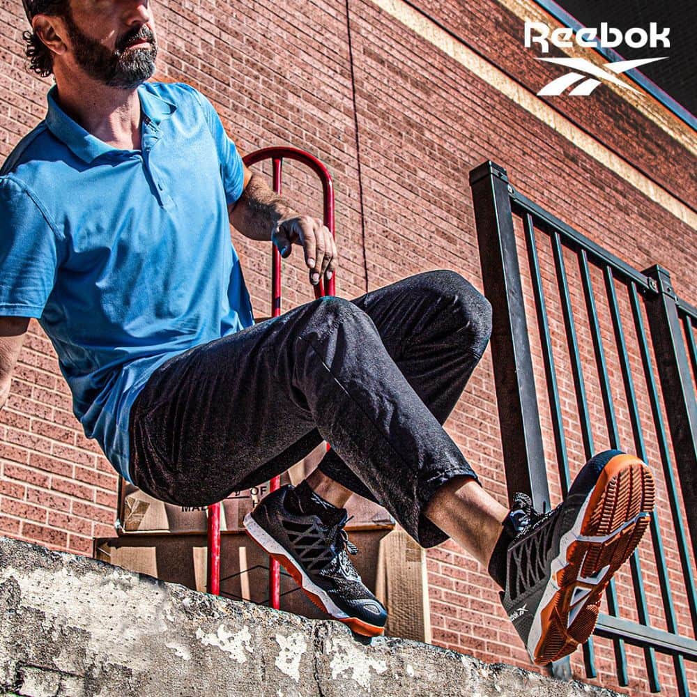 Reebok Speed TR Men's & Women's Composite Toe Safety Work Shoes - CSA Approved, Lightweight & Durable for Construction & Industrial Use (IB4453, Grey)