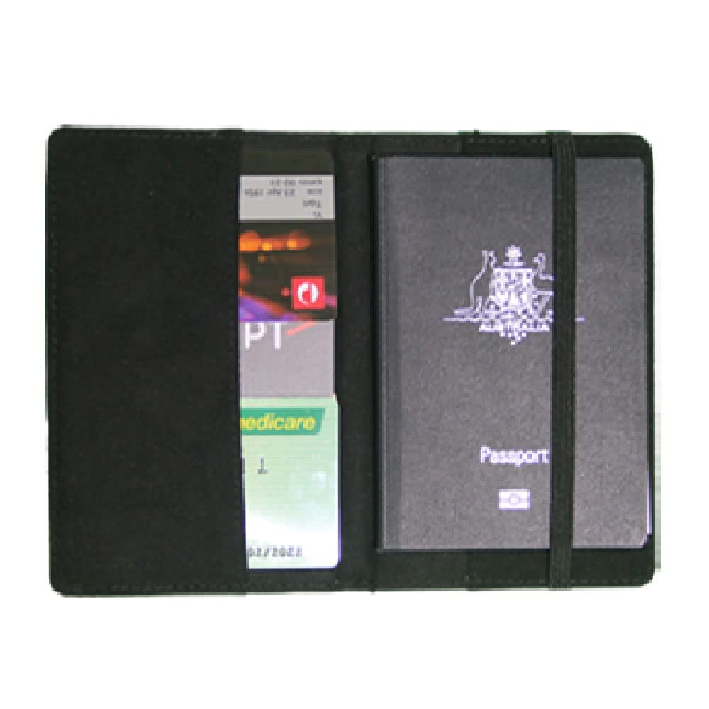 Healthy Fitness Yoga Girl Sunset Flip Wallet - Travel Passport ID Holder & Itinerary Organizer Cover - Perfect for Yoga, Gym, and Travel Accessories