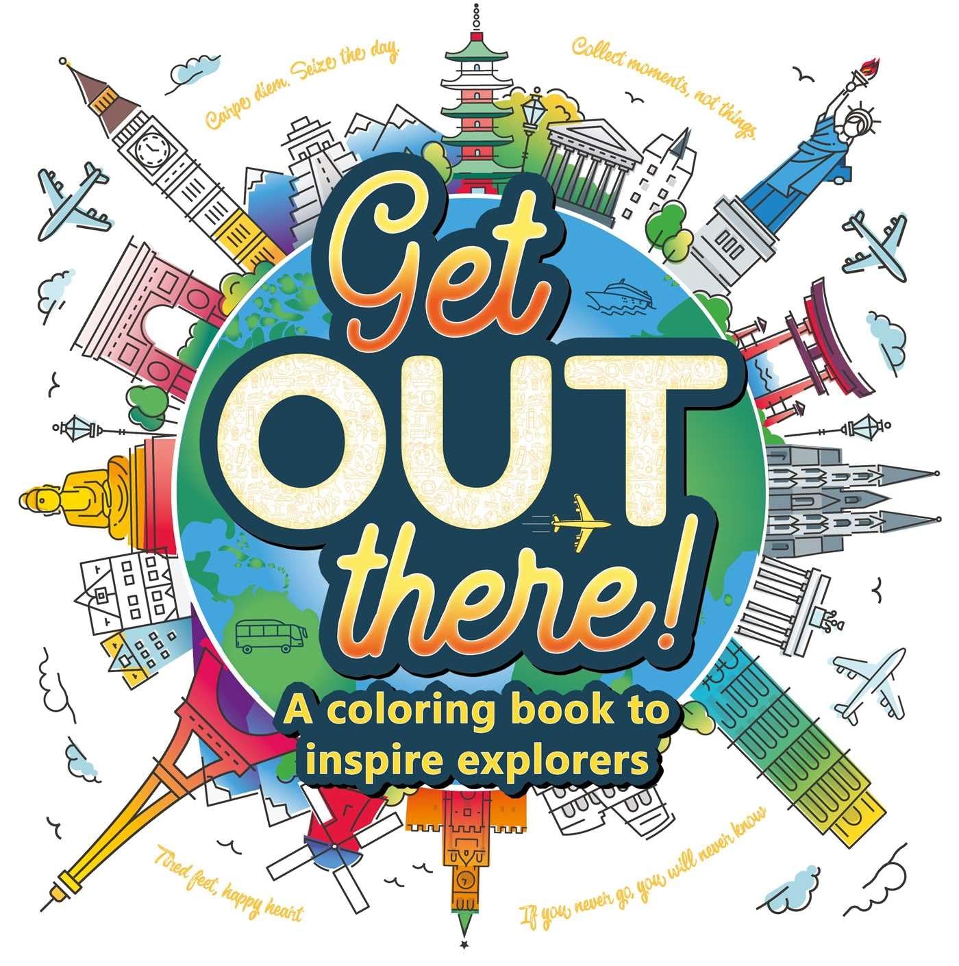 Explore & Color Adventure Coloring Book for Kids & Adults - Perfect for Travel, Camping & Outdoor Enthusiasts
