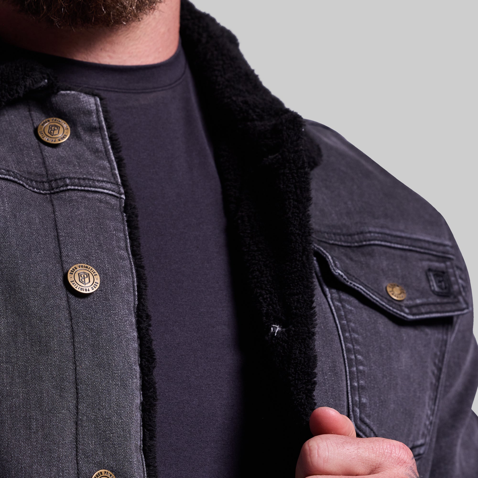 Men's FLEX Stretchy Pioneer Jacket 2.0 - Vintage Grey Wash Waterproof Windbreaker for Hiking & Outdoor Adventures