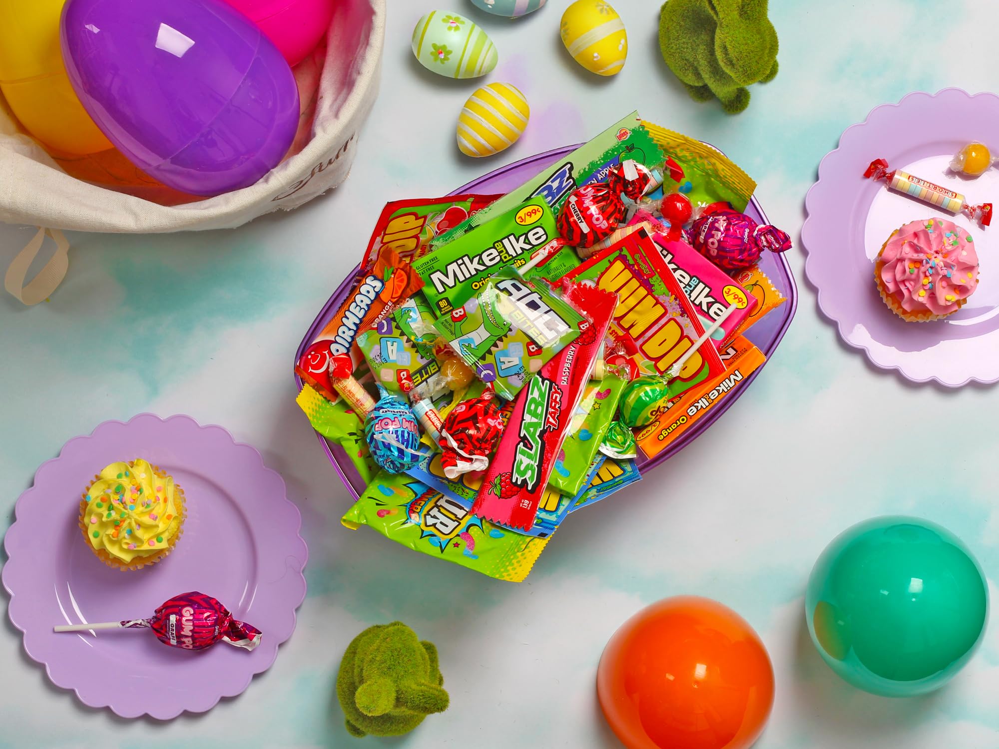 5LB Bulk Candy Assortment - Individually Wrapped Mixed Candies for Easter Egg Filling, Party Favors, Halloween Treats & Office Snacks