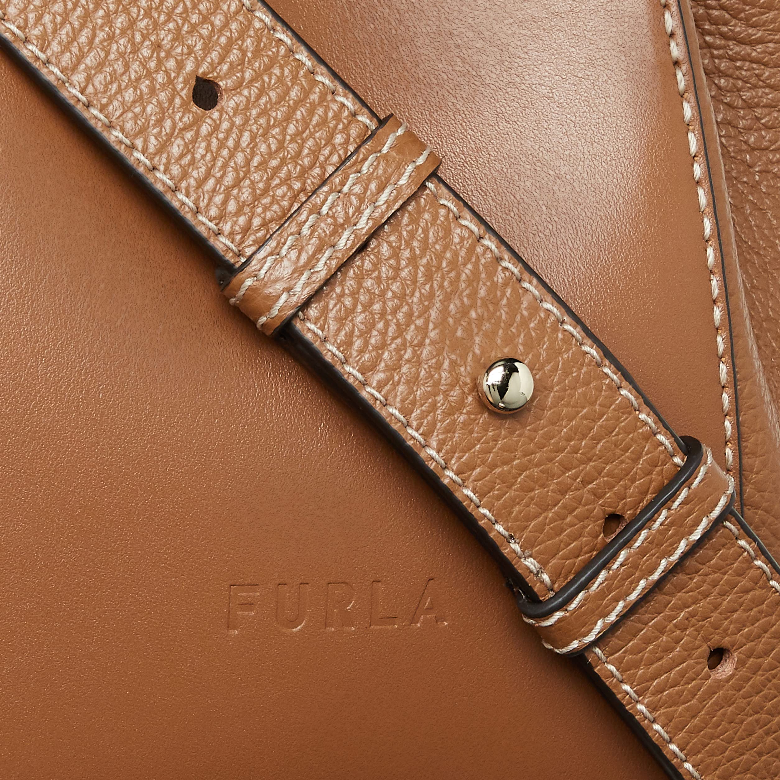 Furla Miastella Mini Bucket Bag - Stylish Leather Crossbody Purse for Women | Perfect for Everyday Use, Shopping & Travel