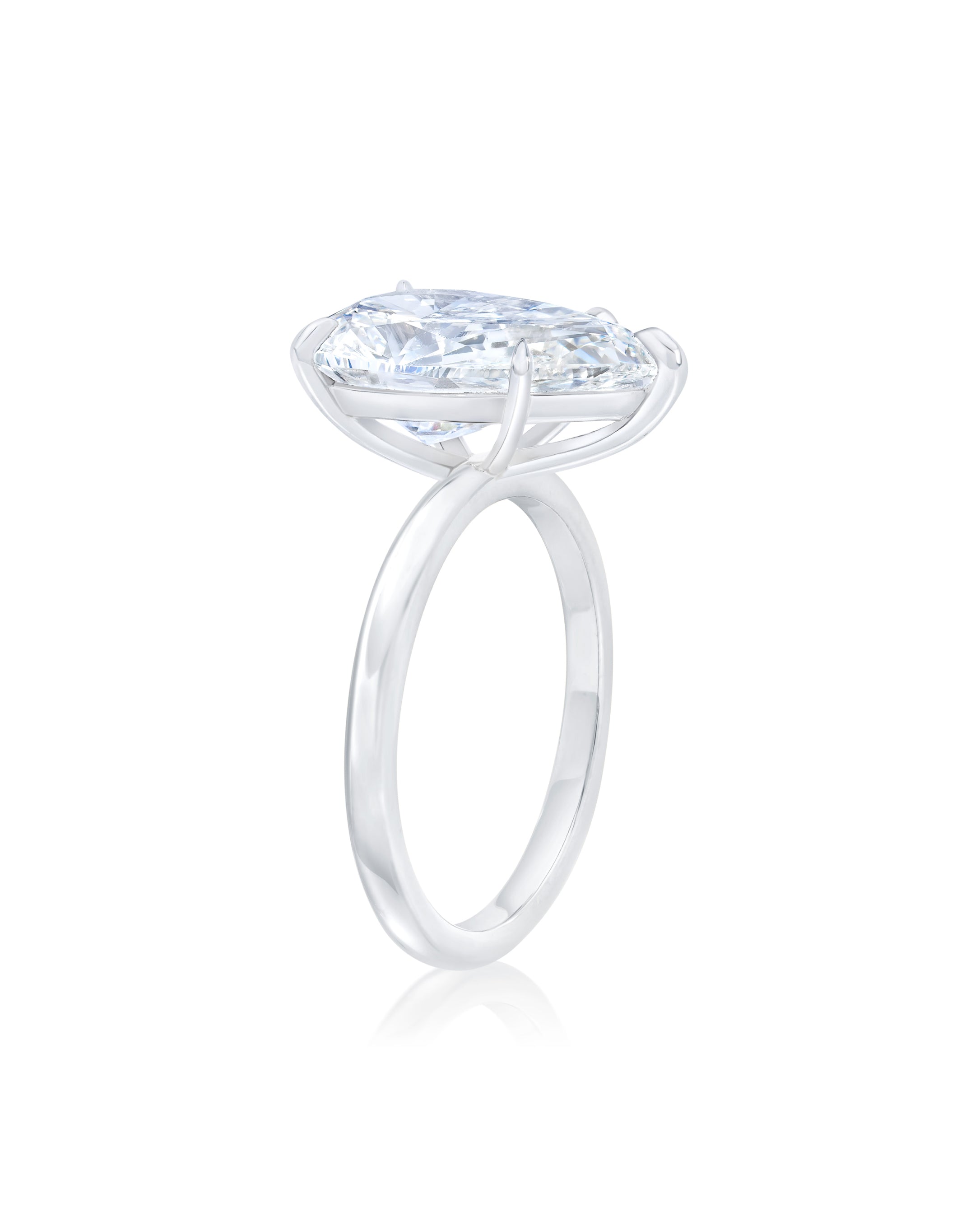 RC Solitaire Ring - Vintage Style Cubic Zirconia Engagement Ring for Women, Perfect for Weddings, Anniversaries & Romantic Gifts